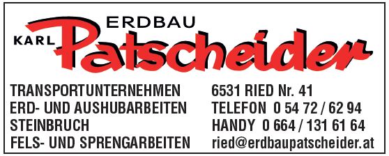 Logo von Erdbau Patscheider